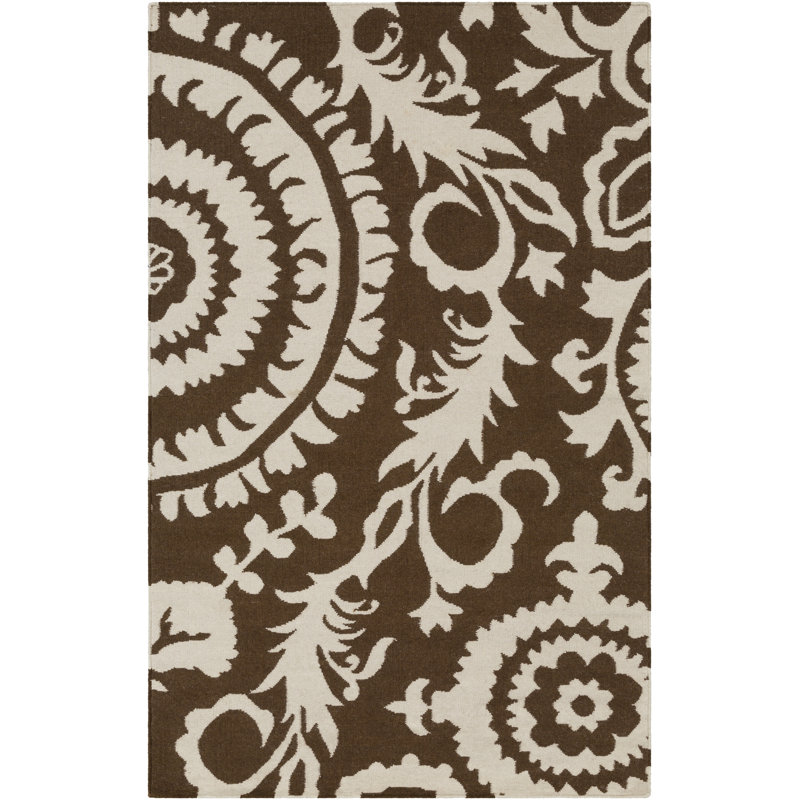 Karat Wool Floral Indoor Rug, Rectangle 2' x 3'