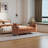 77" W Modern Upholstered Bench for Bedroom, Entryway with Solid Wood Legs-395695648