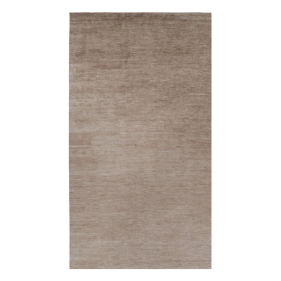 Textural Handmade Kilim Cotton and Silk Area Rug