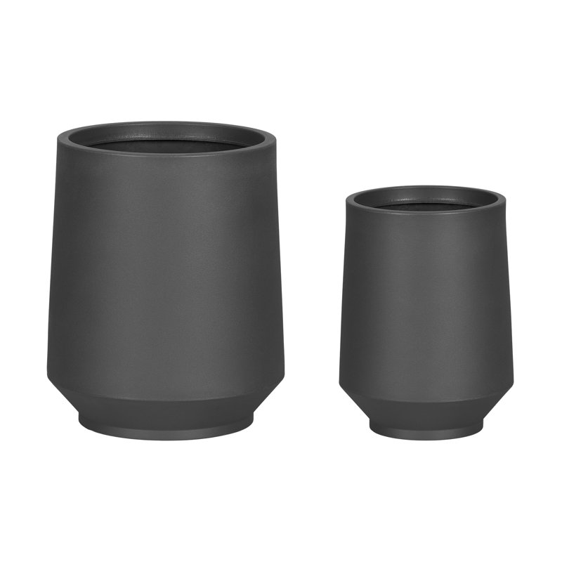 Dalya Cachepot, Dark Gray