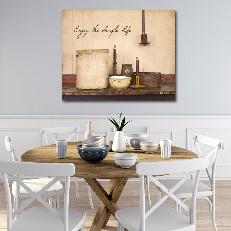 « the simple life », impression sur toile tendue