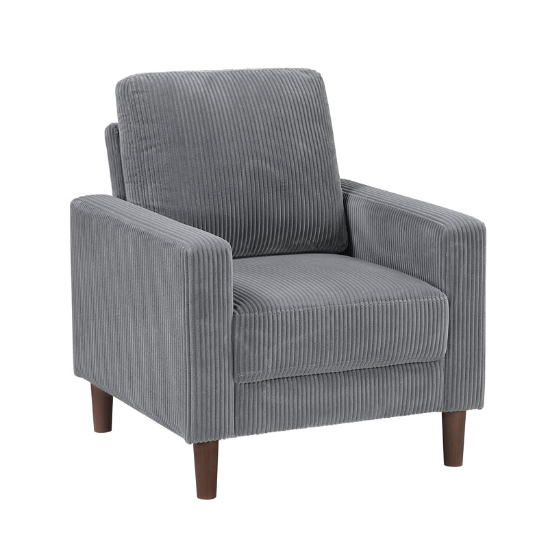 Chaise rembourrée Modern, Gris