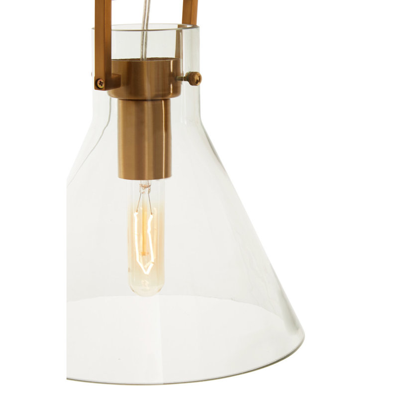 Ludovika 1 - Light Bronze Cone Pendant
