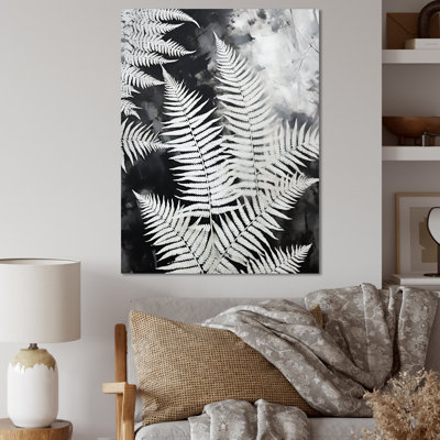 «White Ferns Serene Retreat» sur toile