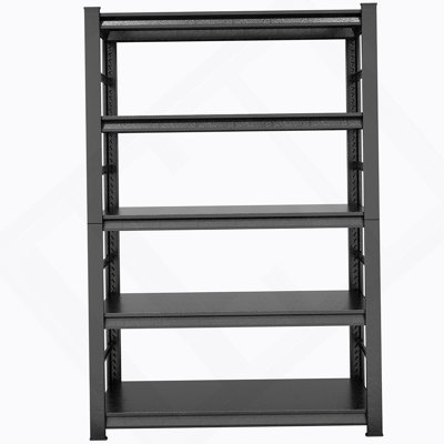 Étagères de rangement Étagère en métal robuste à 5 niveaux Étagères réglables et support de rangement