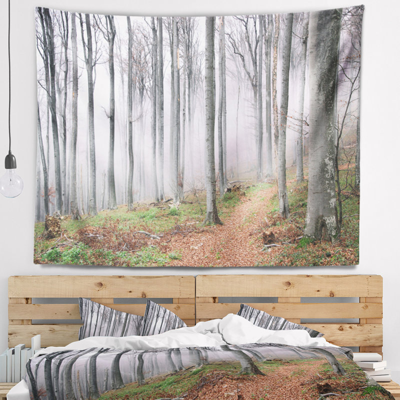 Tapisserie «Thick Woods in Morning Forest», H 32 po x l 39 po