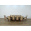 Manfro 11 Piece Manfro Dining Set With Damask Gold Chair