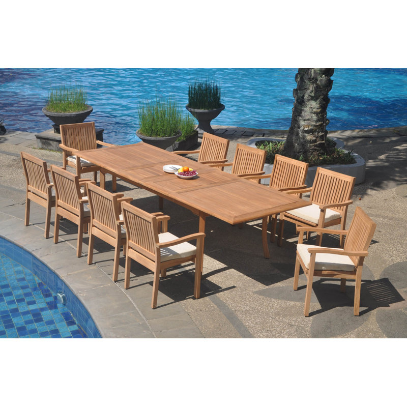 Ensemble repas 11 pièces Minnesota, H 30,5 po x L 82 po x l 40 po, 10