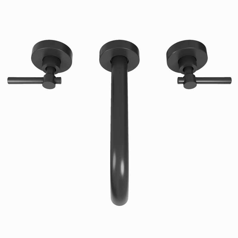 Nile Bathroom Tub Filler, Matte Black
