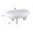 Wylie White High Gloss End Table