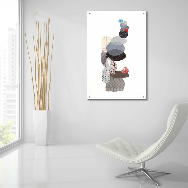 «Whimsy II» par Courtney Prahl, art mural en verre acrylique, H 36 po x l 24 po x P 0,2 po