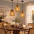3 Pack 7" Woven Rattan Pendant Lights, Modern Boho Hanging Lamp for Kitchen Island