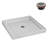 Streamline 36 in. x 36 in. Corner Acrylic Shower Base in Matte White with Center Drain, Drain Included-118934386