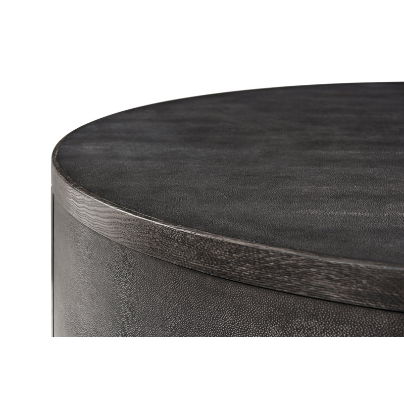 Maxwell Cocktail Table, 17" H x 60" L x 60" W, Obsidian