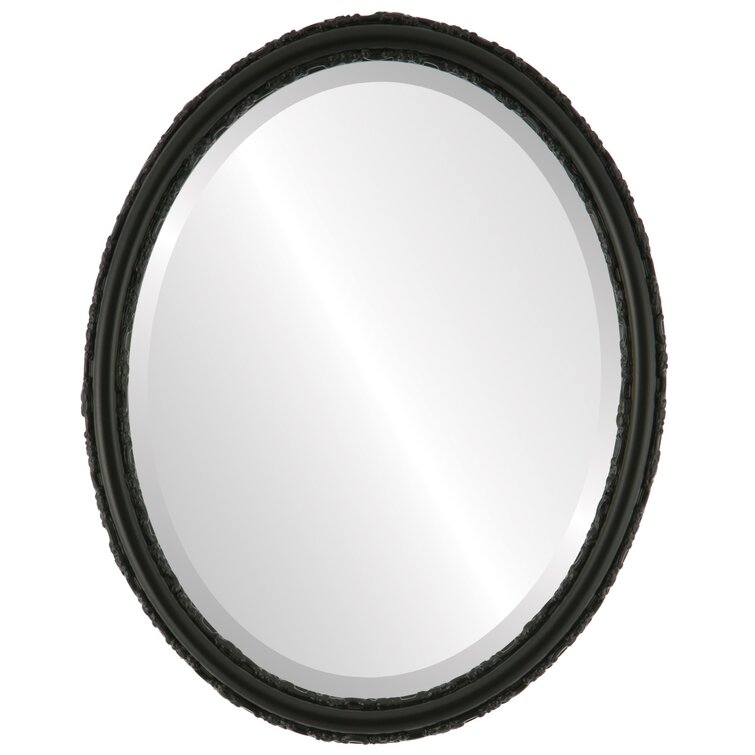 House of Hampton® Damiere Metal Oval Wall Mirror & Reviews