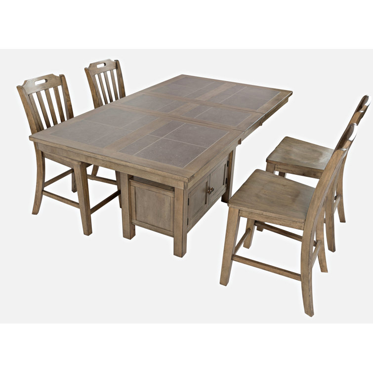 Sirmans 4 - Person Extendable Four Leg Dining Set