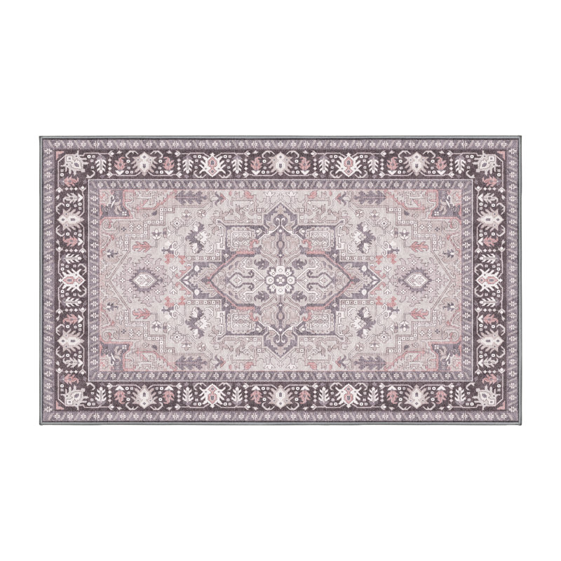 Tapis Floriane avec envers antidérapant, Rectangle de 5 pi x 8 pi