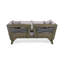 Lit de jour extensible avec coussins, canapé d'extérieur en bois d'acacia avec accoudoirs réglables, canapé convertible d'extérieur avec coussins et coussins amovibles pour patio, porche, bord de piscine-877620911