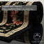 Costanzo Floral Machine Woven Flatweave Black Area Rug-1329134742