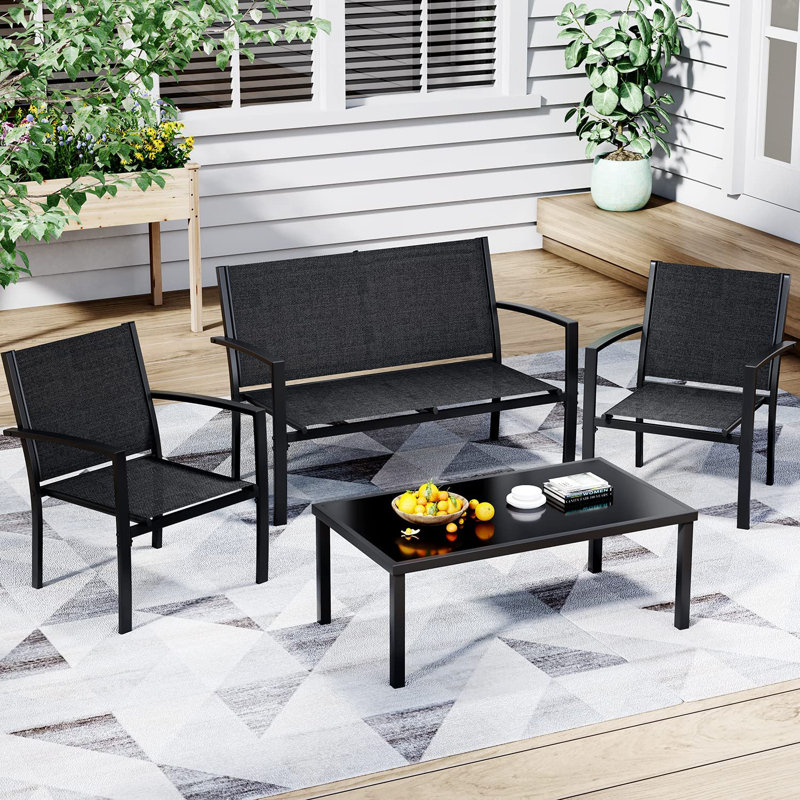 Daun 4 - Person Patio Conversation Set