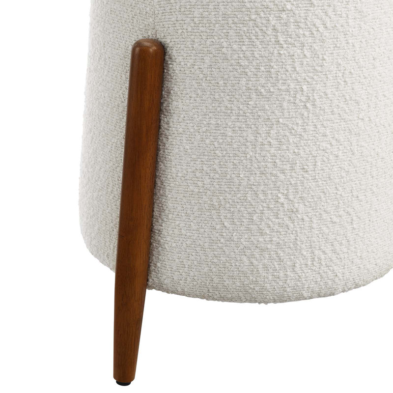 Riven 15.2" Wide Round Standard Ottoman