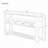 U_STYLE Modern Console Table Sofa Table for Living Room with 4 Drawers and 2 Shelves