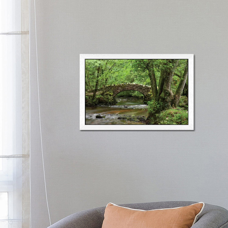 Adam Burton - Print on Canvas, 66.04 cm H x 45.72 cm W, White Floater Framed