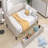 Full Upholstered Tufted Daybed Frame, 2 Drawers
