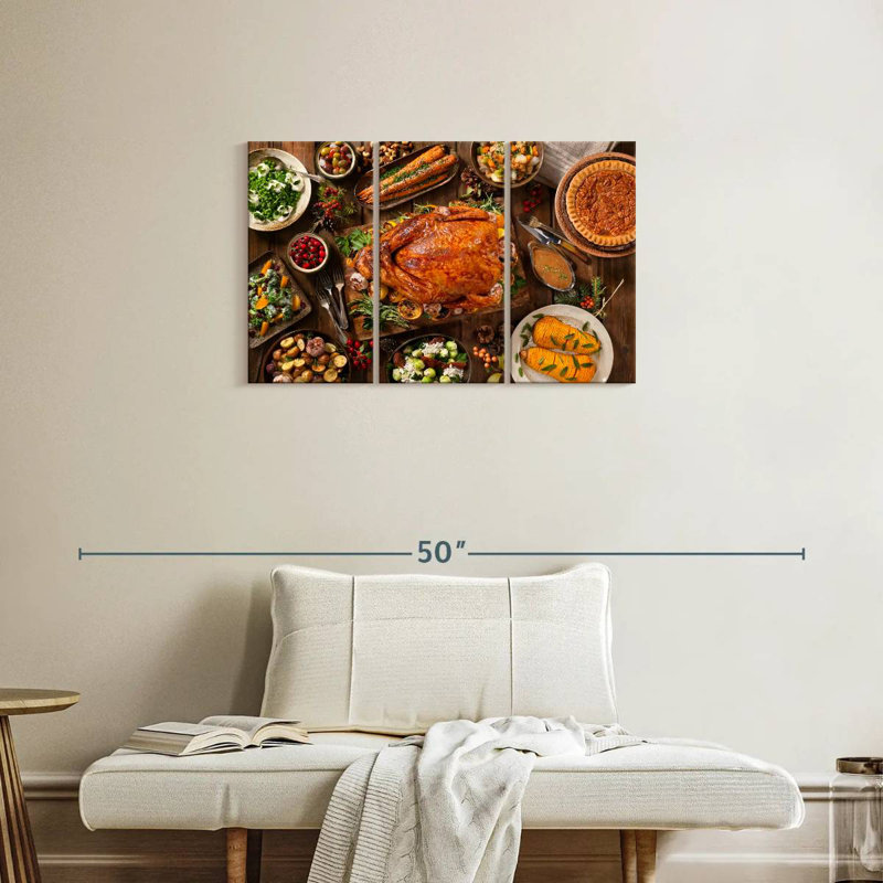 Yarlin Thanksgiving Feast, 20" H x 33" W