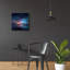  «Cosmic Ocean» par Ann Klee, art mural en verre acrylique, 24 po x 24 po