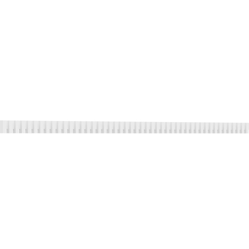 Garniture de bloc dentelé en PVC de qualité architecturale Sanford, H 3 po x l 94 po x p 1 po