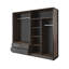 Agile 4 Door Manufactured Wood Wardrobe