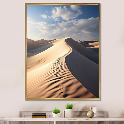 «Égyptian paysage, sables de l'histoire II», reproduction d'art sur toile
