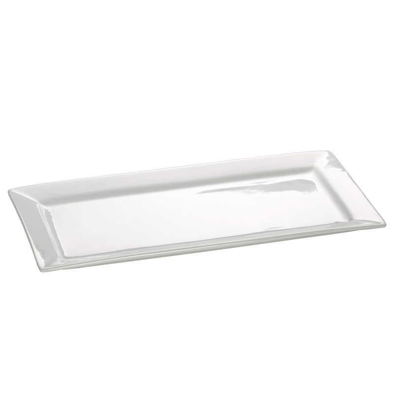 Maxwell&Williams Basics Porcelain Platter, 2.5cm H x 36cm W x 18cm D