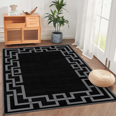 Asilee Abstract Machine Printed Area Rug