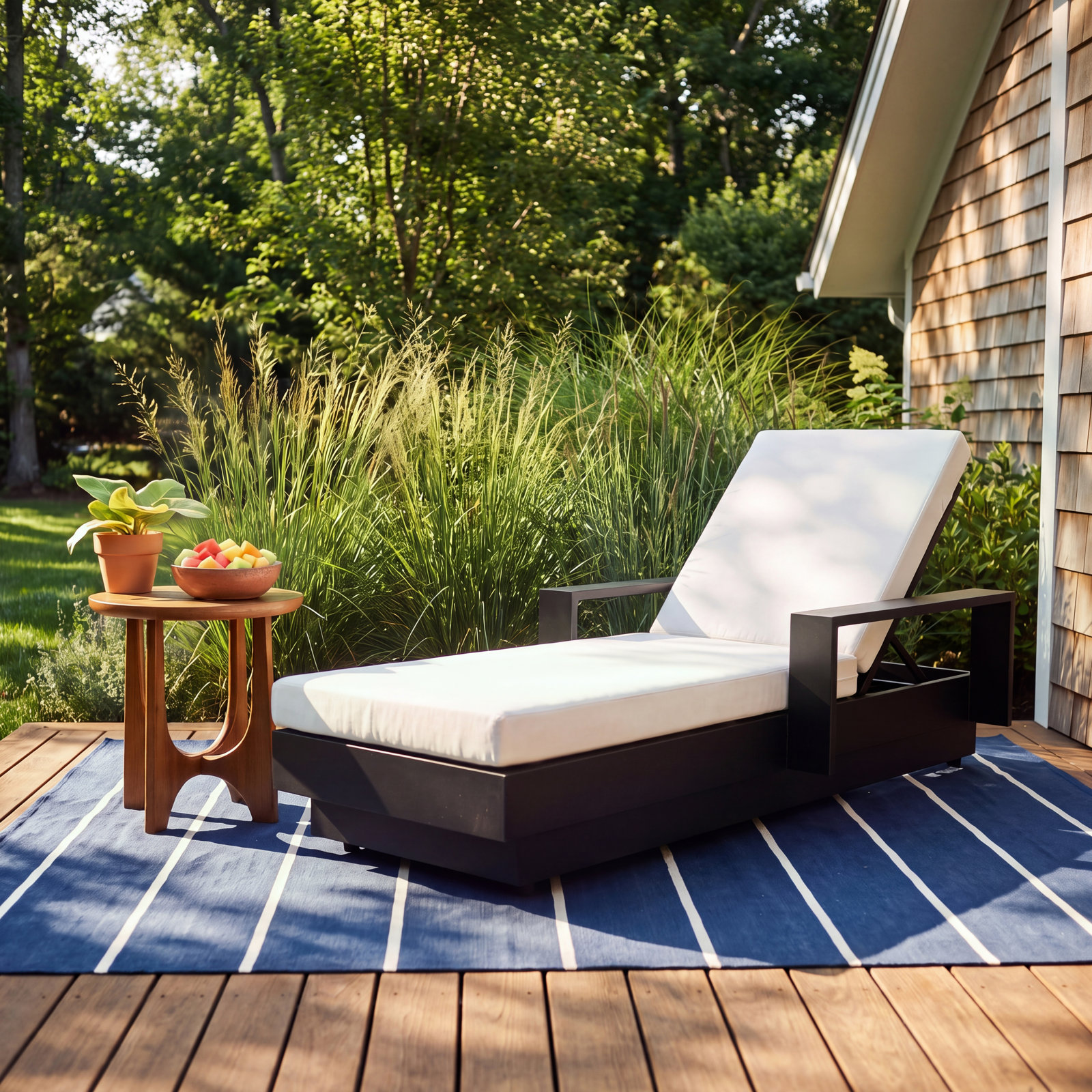 Sterling 34" Sunbrella® Patio Chaise Lounge
