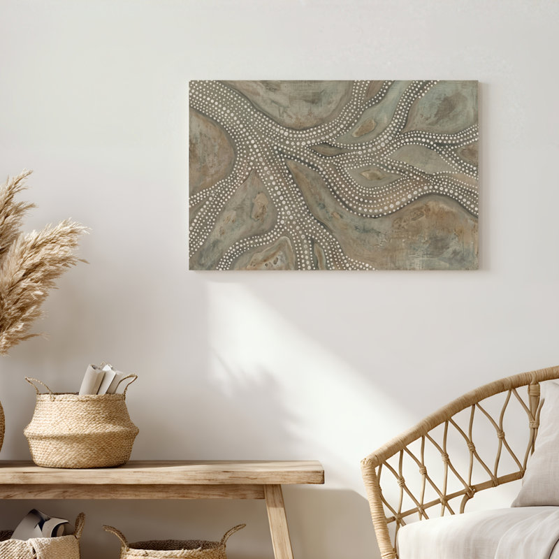 «Gallery Wrap», art mural sur toile pour le salon, la chambre à coucher, le bureau ou le vestibule - décoration murale décorative avec motif abstrait