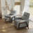 Solid and Manufactured Wood Frame Recliner-1980110389