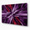 «Geometric Abstraction 69», art mural en métal mauve