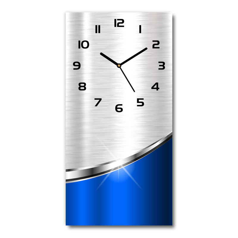 Jacklene Glass Wall Clock, Black