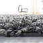 Tapis gris à poils longs fabriqué à la main Hucksley-171679977