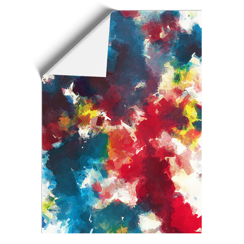 Blast of Life Abstract - Wall Art, Paper, 29.7cm H x 21cm W, No Matte