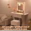 Ensemble de meuble-lavabo pour petite chambre à coucher, meuble-lavabo pour petit espace avec tabouret, tiroirs compartimentés et tables d'appoint pliables de 20 cm