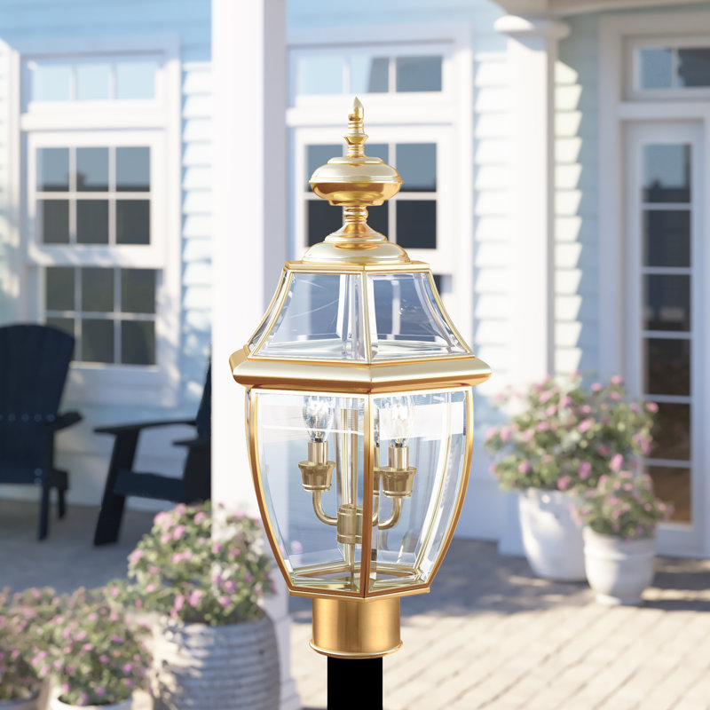 Jayde Lantern Head, Polished Brass