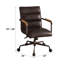 Fauteuil de conférence en cuir véritable Springtown-111985801