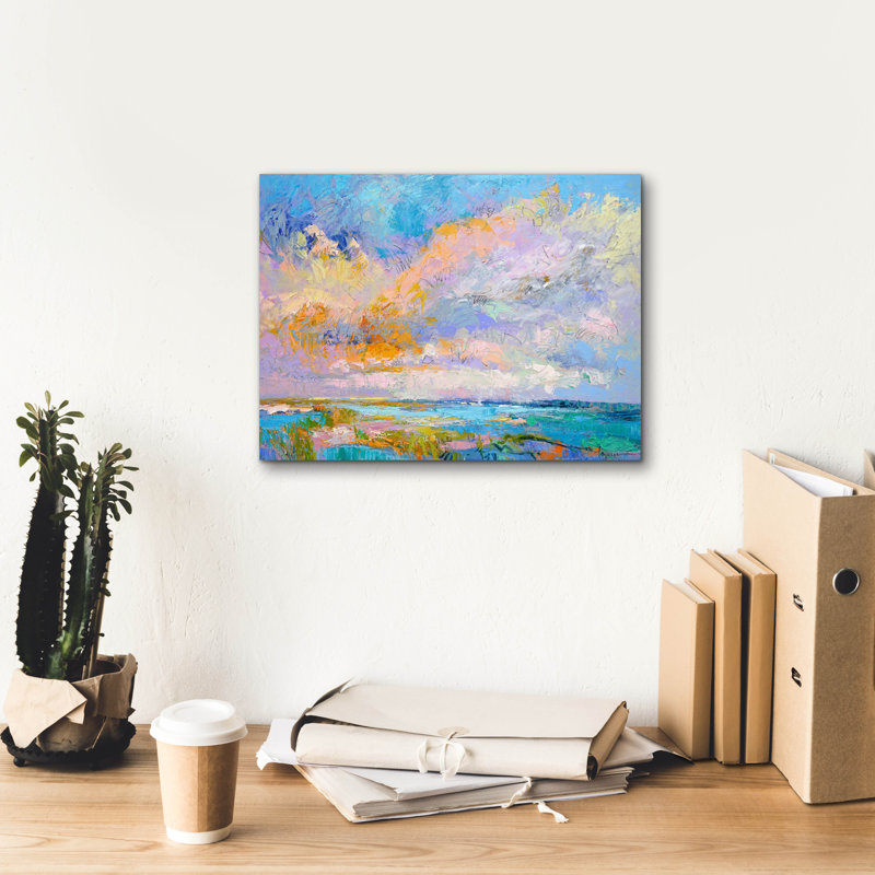  «Perfect Af après-midi» par Dorothy Fagan, art mural sur toile, 16 po x 12 po, H 12 po x l 16 po