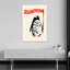 Happy Holidays Penguin Whimsical Contemporary Bird Penguin Winter Wall Art Print 1 Piece Wrapped Canvas Wall Art-722658006