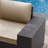 5-Person All-Weather Outdoor HDPE Rattan Sectional Sofa Set with Cushions and Wide Armrests-108607961