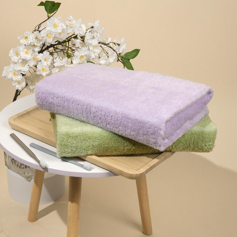 Cloud Dream Collection Zero-Twist Long-Staple Cotton Face Towel(Purple)=Hand towel
