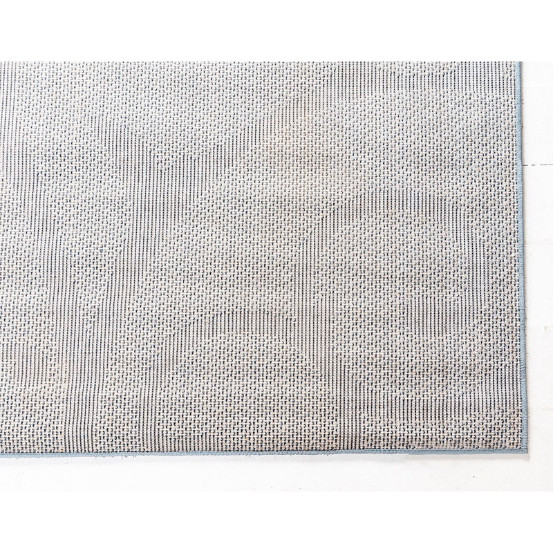 Tapis rouge sang Baynes, Steel Blue, Rectangulaire 4 pi x 6 pi
